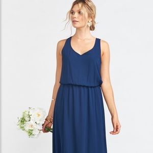 Show me your mumu Kendall dress navy